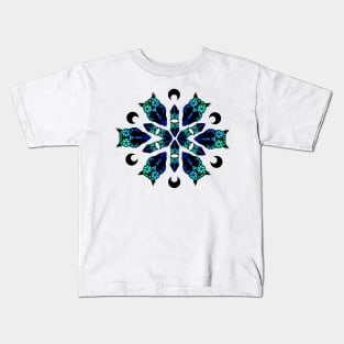 Winter Owl Mandala Kids T-Shirt